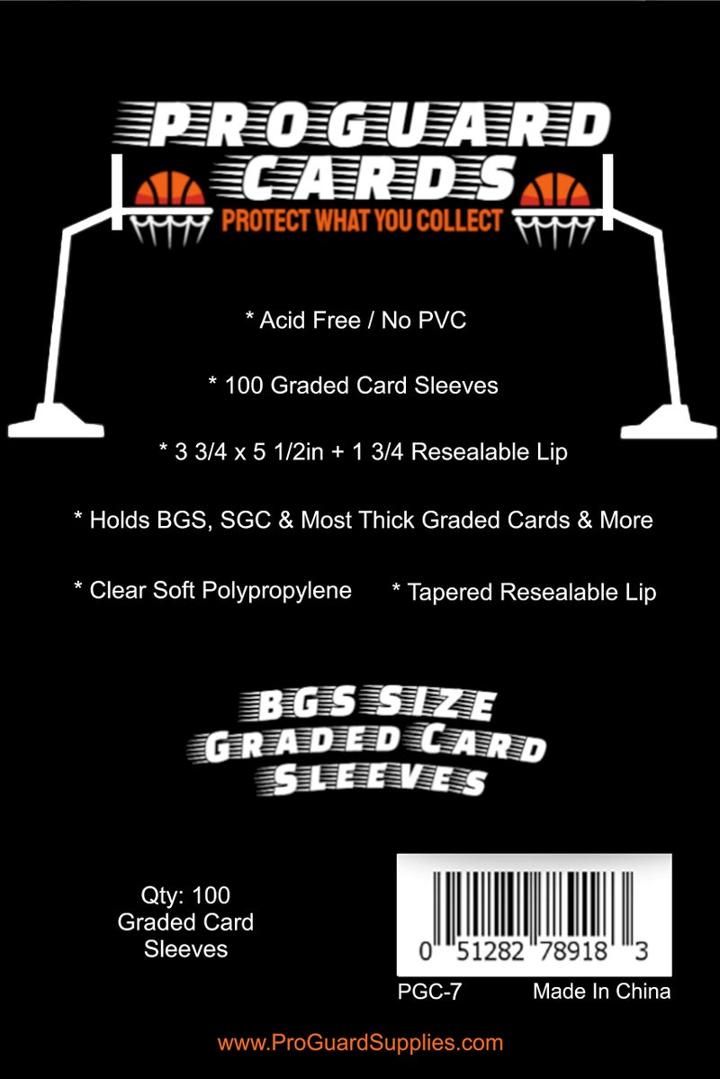ProGuard Cards BGS Graded Card Sleeves for BGS & SGC Slabs & More - Image 4